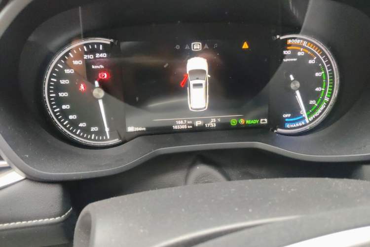 Used Roewe Ei5 2018 Internet Flagship Edition Odometer Close Up