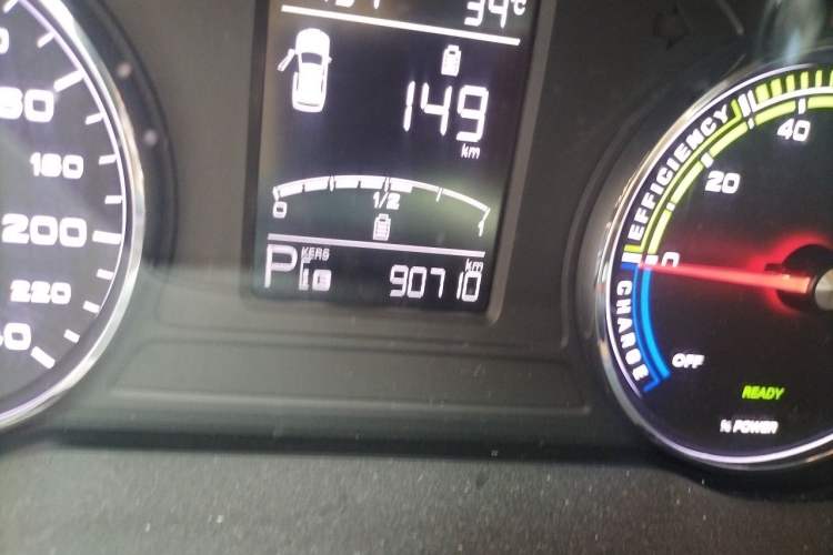 Used Roewe Ei5 2018 Internet Luxury Edition Odometer Close Up
