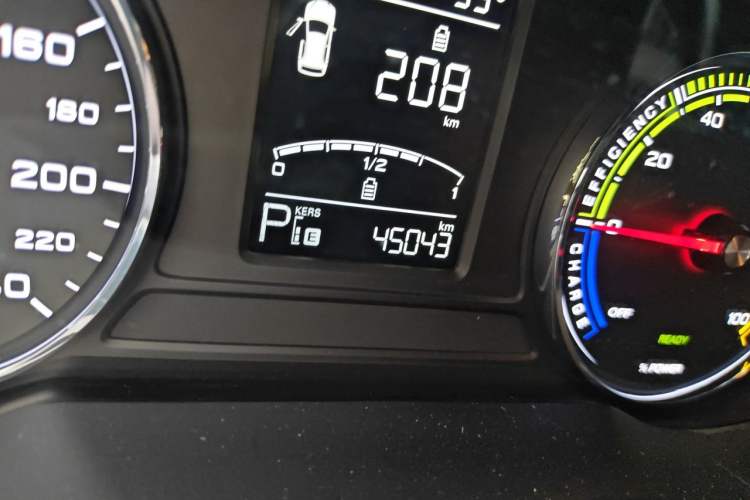 Used Roewe Ei5 2018 Government Procurement Version Odometer Close Up