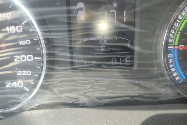 Used Roewe Ei5 2018 Government Procurement Version Odometer Close Up