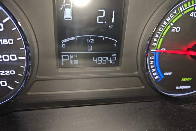 Used Roewe Ei5 2018 Internet Luxury Edition Odometer Close Up