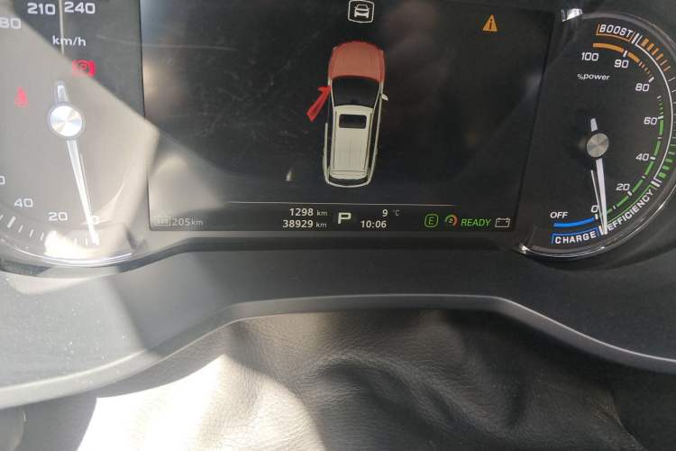 Used Roewe Ei5 2018 Internet Luxury Edition Odometer Close Up
