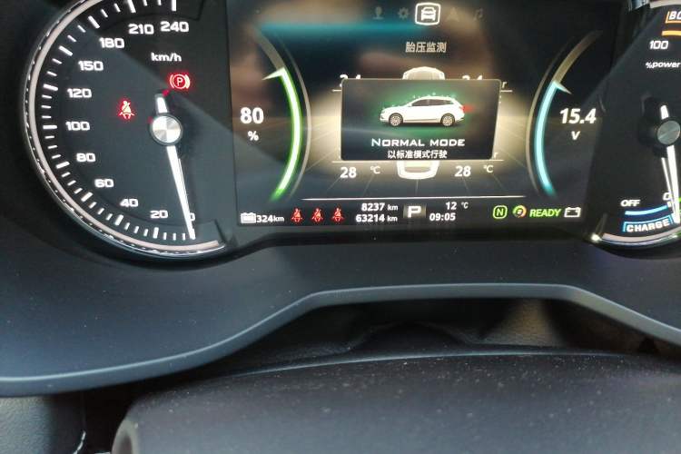 Used Roewe Ei5 2019 Smart Connect Supreme Edition Odometer Close Up