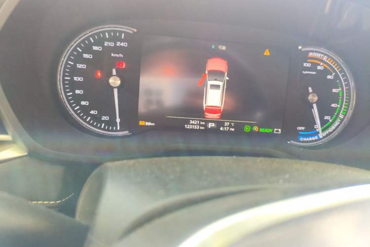 Used Roewe Ei5 2019 Smart Connect Flagship Edition Odometer Close Up