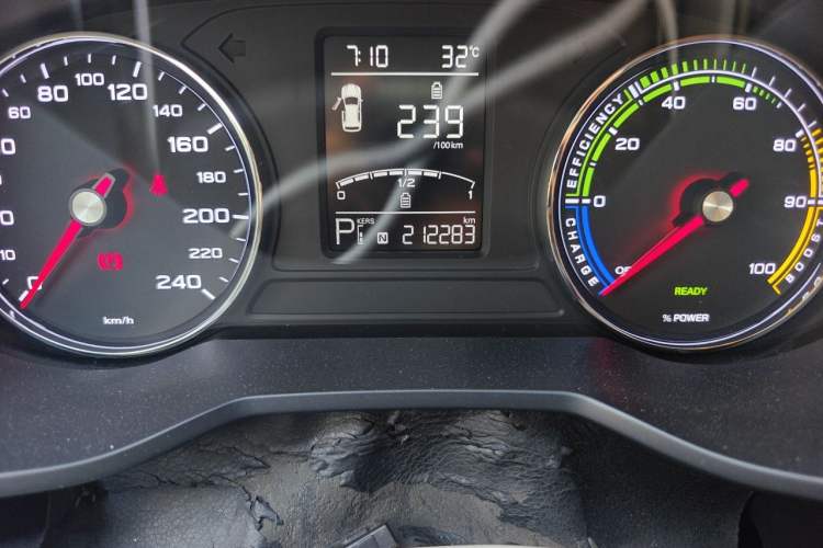 Used Roewe Ei5 2019 Comfort Edition Odometer Close Up