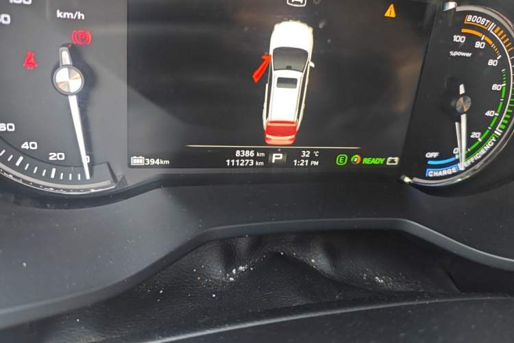 Used Roewe Ei5 2019 Luxury Edition Odometer Close Up