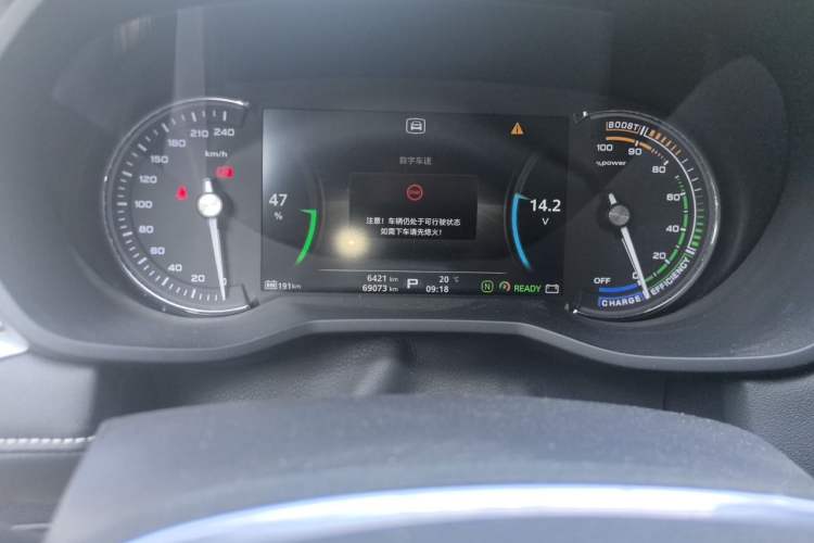 Used Roewe Ei5 2019 Smart Connect Flagship Edition Odometer Close Up