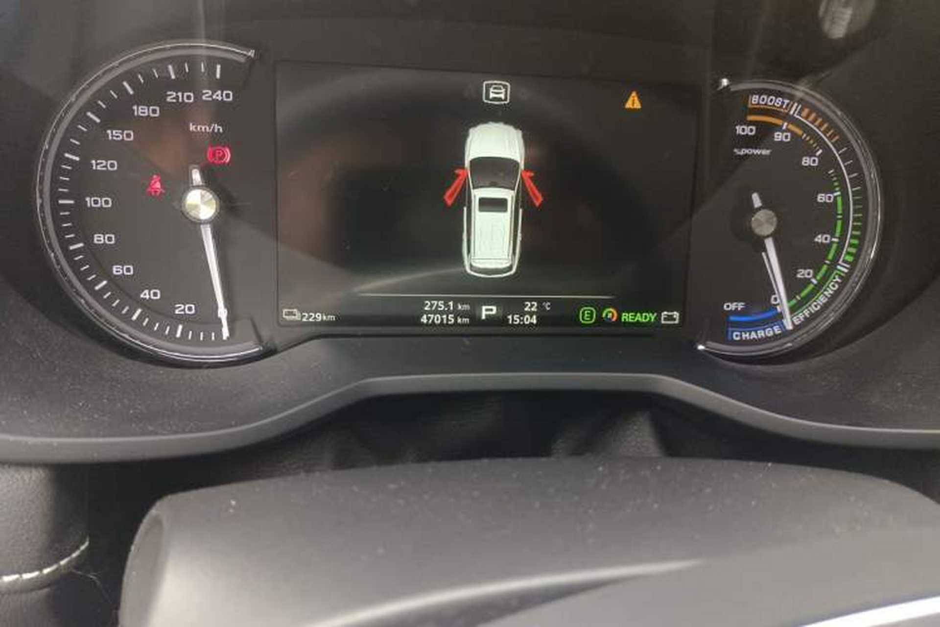 Used Roewe Ei5 2019 Luxury Edition Odometer Close Up