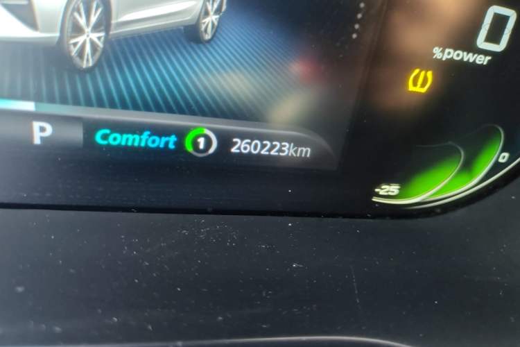 Used Roewe Ei5 2021 500 Prestige Edition Odometer Close Up