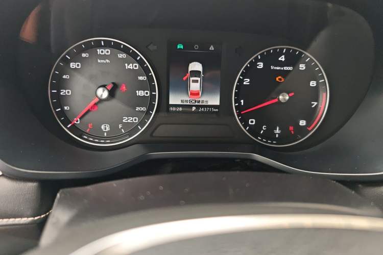 Used Roewe i5 2019 1.5L Automatic 4G Connected Linghao Flagship Edition Odometer Close Up