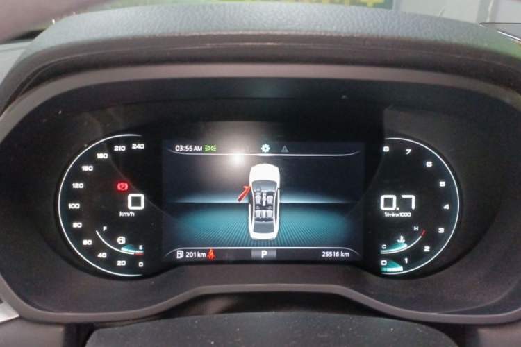Used Roewe i5 2020 1.5L Automatic 4G Connect Luxury Flagship Edition Odometer Close Up