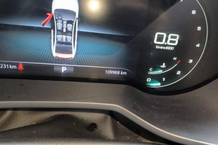 Used Roewe i5 2020 1.5L Automatic 4G Connect Luxury Flagship Edition Odometer Close Up