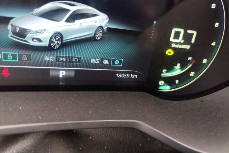 Used Roewe i5 2020 1.5L Automatic 4G Connect Luxury Flagship Edition Odometer Close Up