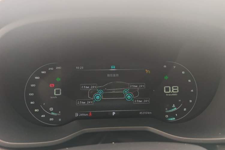 Used Roewe i5 2020 1.5L Automatic 4G Connect Luxury Flagship Edition Odometer Close Up