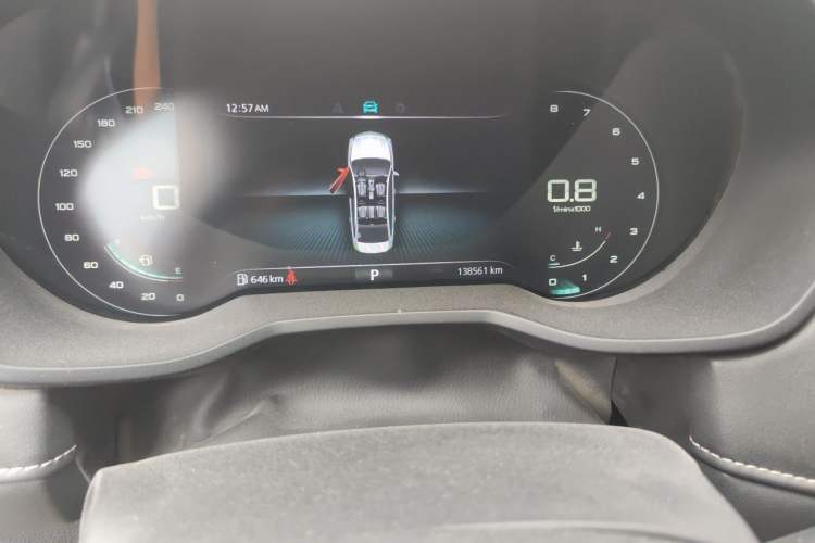 Used Roewe i5 2020 1.5L Automatic 4G Connect Luxury Flagship Edition Odometer Close Up