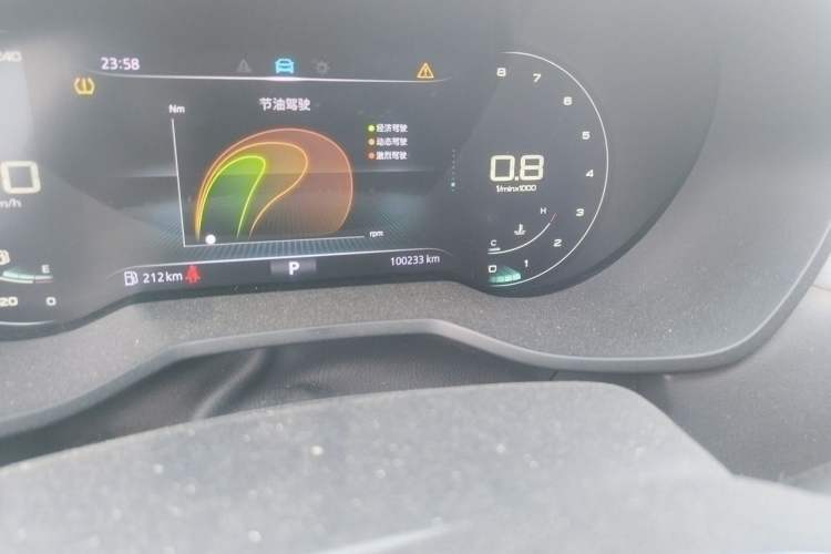 Used Roewe i5 2020 1.5L Automatic 4G Connect Luxury Flagship Edition Odometer Close Up