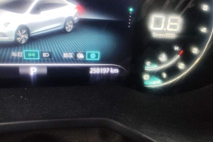 Used Roewe i5 2020 1.5L Automatic 4G Connect Luxury Flagship Edition Odometer Close Up