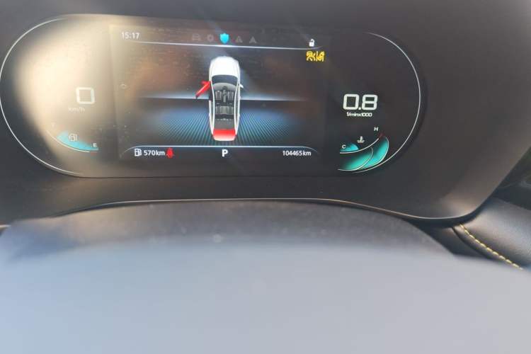 Used Roewe i5 2021 1.5L CVT Starry Edition Odometer Close Up