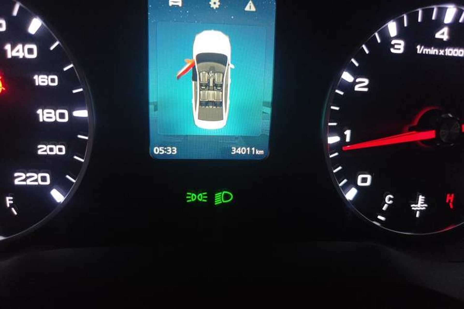 Used Roewe i5 2021 1.5L Manual Platinum Edition Odometer Close Up