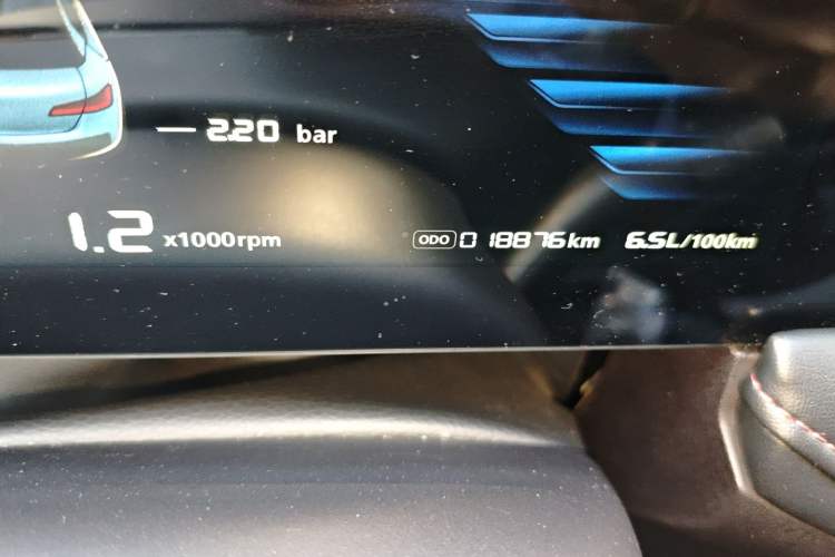 Used Roewe i5 2023 1.5L CVT Flagship Edition Odometer Close Up