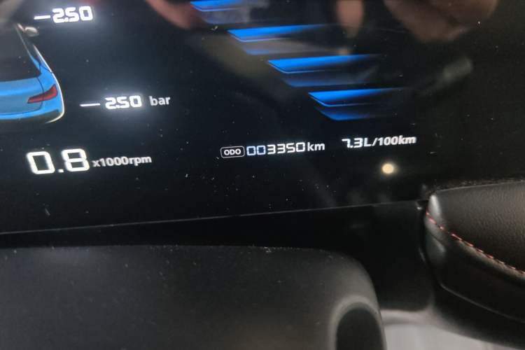 Used Roewe i5 2023 1.5L Manual Comfort Edition Odometer Close Up