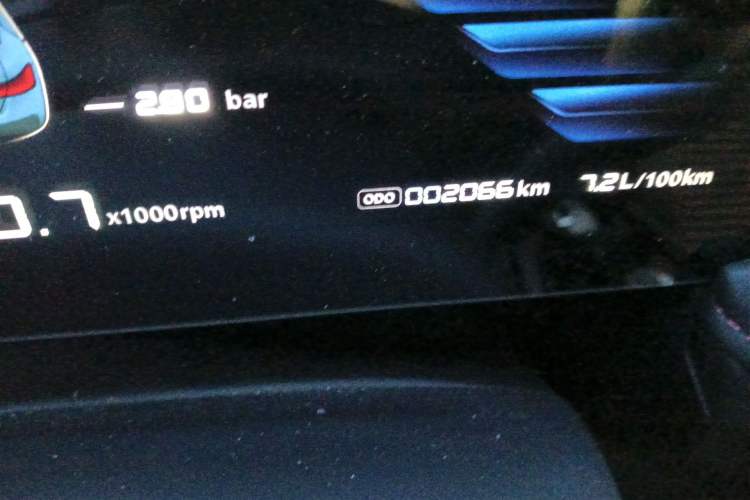 Used Roewe i5 2023 1.5L Manual Comfort Edition Odometer Close Up