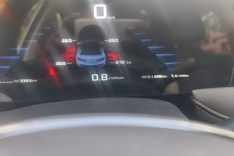 Used Roewe i5 2023 1.5L Manual Comfort Edition Odometer Close Up