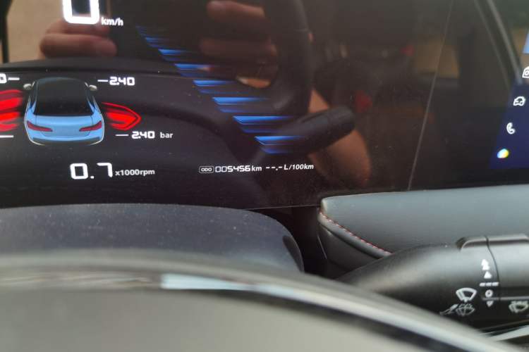Used Roewe i5 2023 1.5L Manual Comfort Edition Odometer Close Up