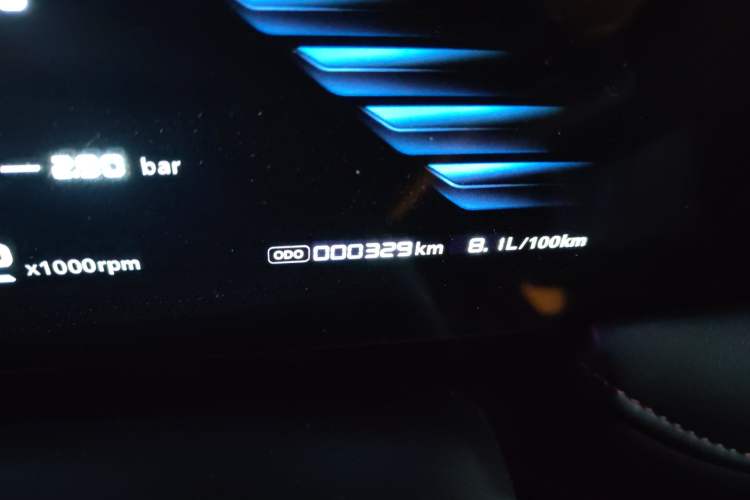 Used Roewe i5 2023 1.5L Manual Comfort Edition Odometer Close Up
