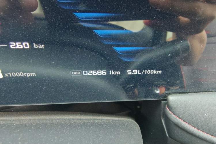 Used Roewe i5 2023 1.5L Manual Comfort Edition Odometer Close Up