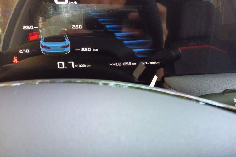 Used Roewe i5 2023 1.5L Manual Comfort Edition Odometer Close Up