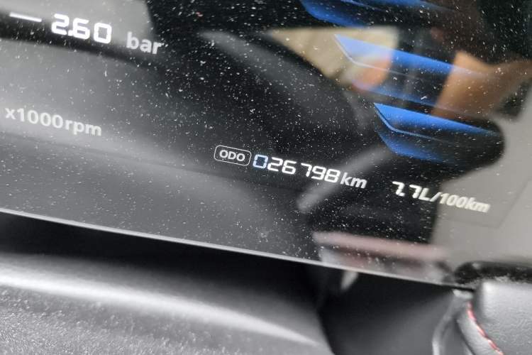 Used Roewe i5 2023 1.5L CVT Flagship Edition Odometer Close Up