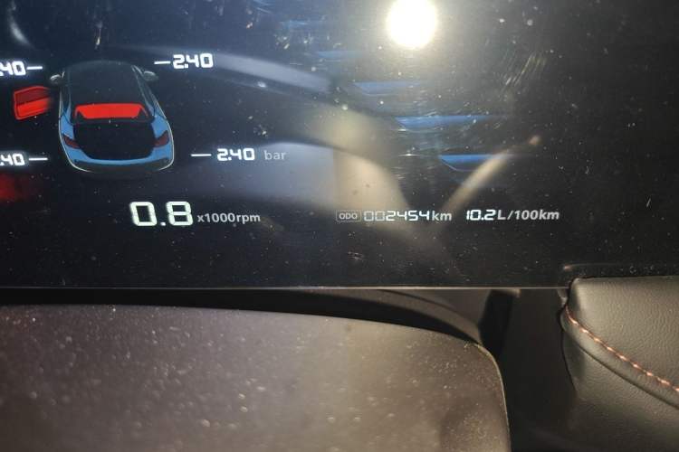 Used Roewe i5 2026 Model 1.5L Manual Comfort Version Odometer Close Up