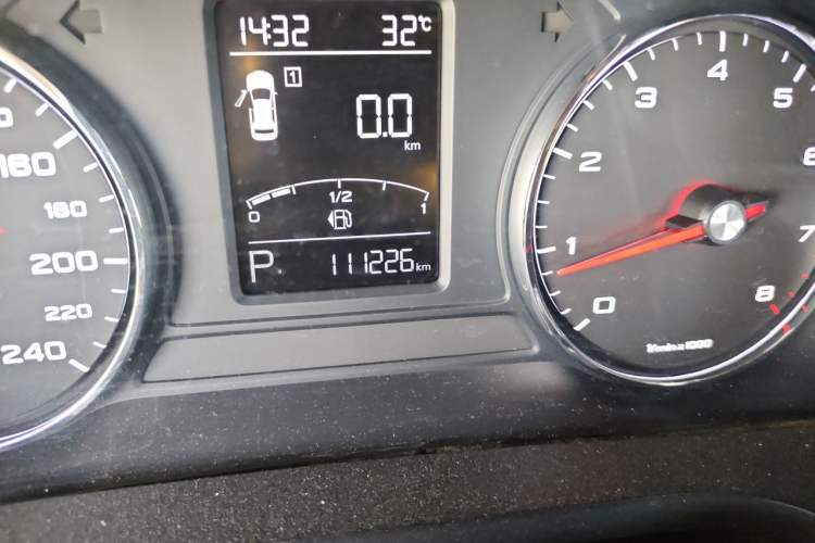 Used Roewe i6 2017 20T Automatic Internet Smart Edition Odometer Close Up