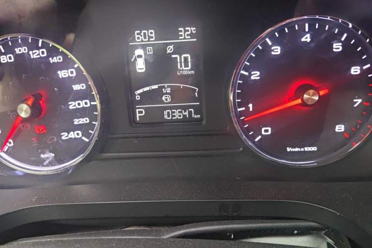 Used Roewe i6 2018 20T Automatic Internet ZhiZun Edition Odometer Close Up