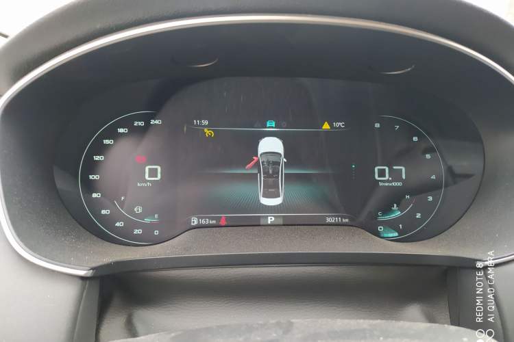 Used Roewe i6 MAX 2020 300TGI Automatic Sporty Cool Edition Odometer Close Up