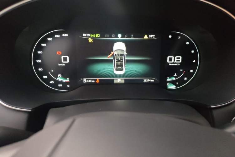Used Roewe i6 MAX 2020 300TGI Automatic "Swell Cool Smart Drive" Edition Odometer Close Up