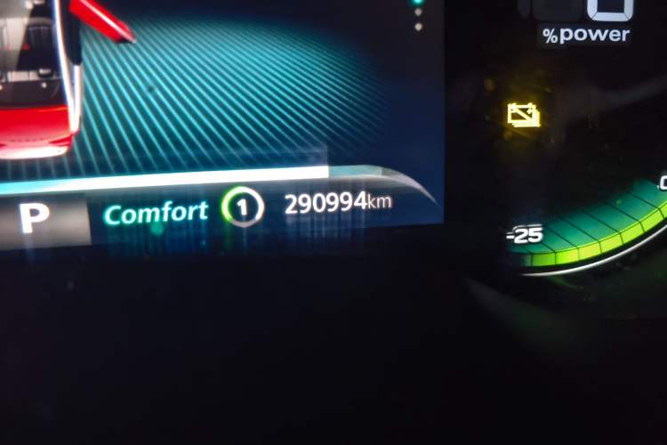 Used Roewe i6 MAX New Energy 2022 EV 600 Grand Touring Edition with Skyroof Odometer Close Up