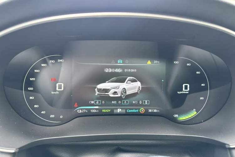 Used Roewe i6 MAX New Energy 2023 EV 420 Skyroof Special Edition Odometer Close Up