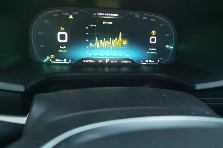 Used Roewe i6 New Energy 2017 45T Hybrid Connect & Smart Enjoyment Edition Odometer Close Up