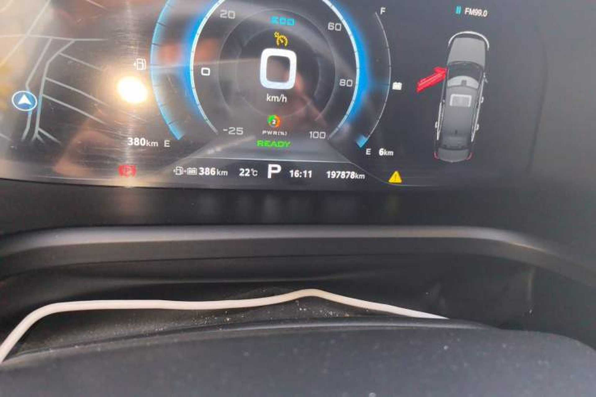 Used Roewe i6 New Energy 2017 45T Hybrid Connect & Smart Enjoyment Edition Odometer Close Up