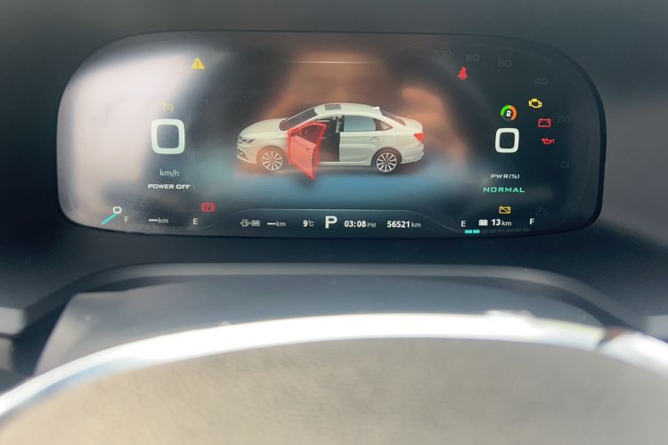 Used Roewe i6 New Energy 2017 45T Hybrid Connect & Smart Enjoyment Edition Odometer Close Up
