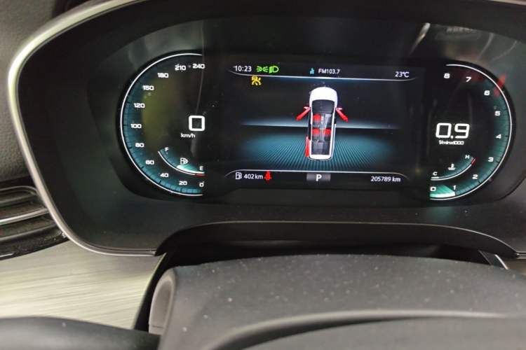 Used Roewe iMAX8 2021 400TGI Supreme Series Prestige Edition Odometer Close Up