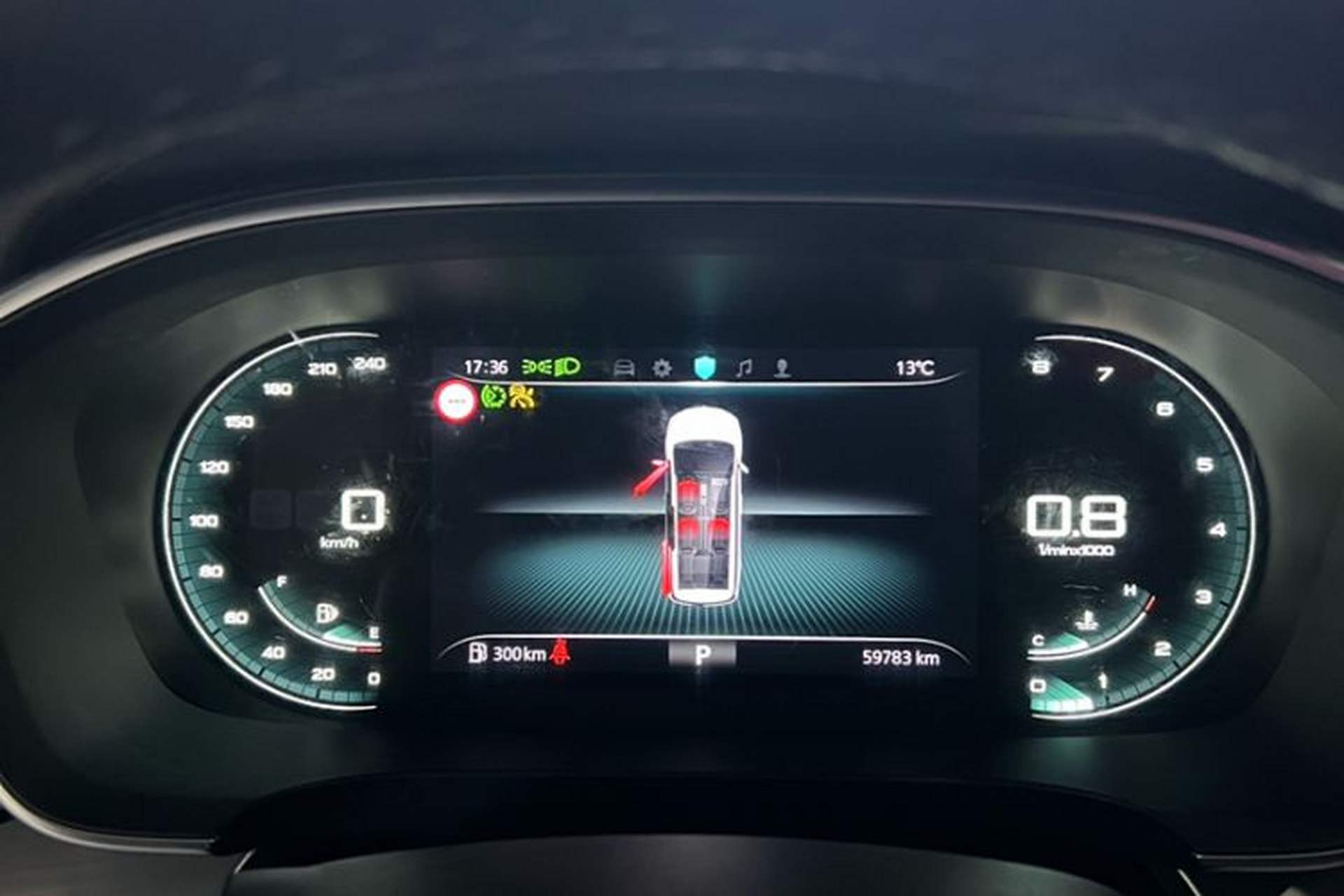 Used Roewe iMAX8 2021 400TGI Supreme Series Prestige Edition Odometer Close Up