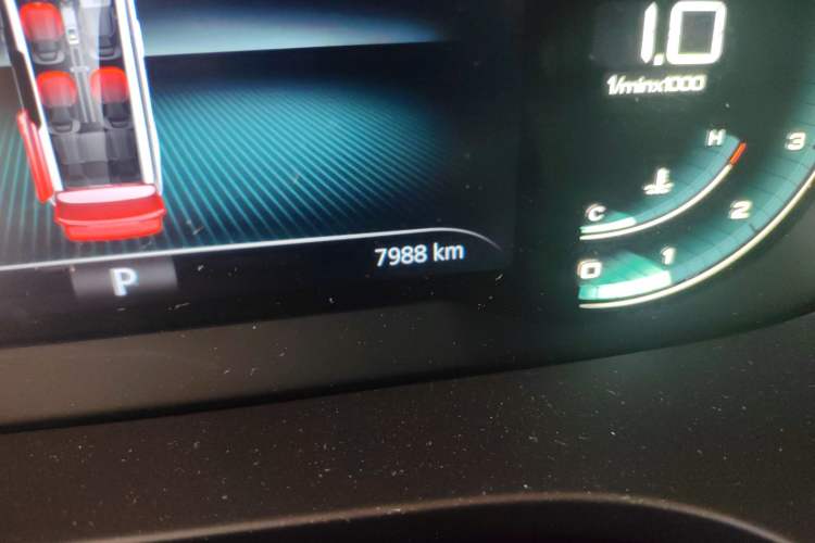 Used Roewe iMAX8 2021 400TGI Supreme Series Prestige Edition Odometer Close Up