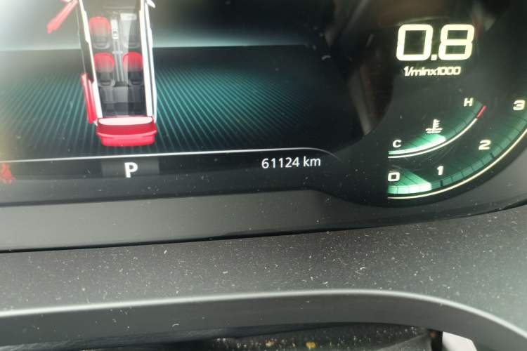 Used Roewe iMAX8 2021 400TGI Supreme Series Prestige Edition Odometer Close Up