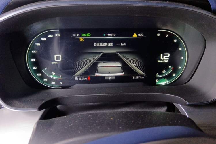Used Roewe iMAX8 2021 400TGI Supreme Series Prestige Edition Odometer Close Up