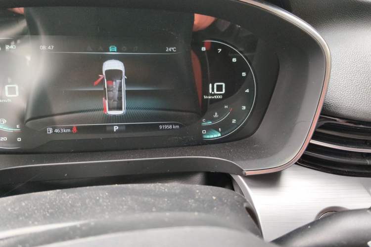 Used Roewe iMAX8 2021 400TGI Flagship Edition Odometer Close Up