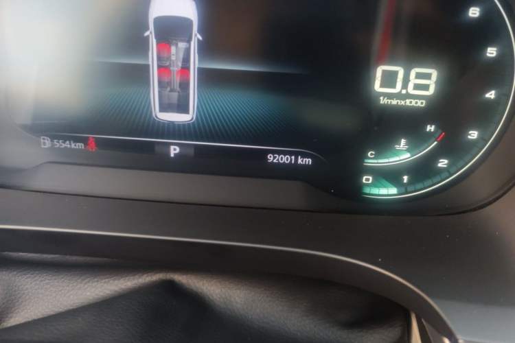 Used Roewe iMAX8 2021 400TGI Supreme Series Prestige Edition Odometer Close Up