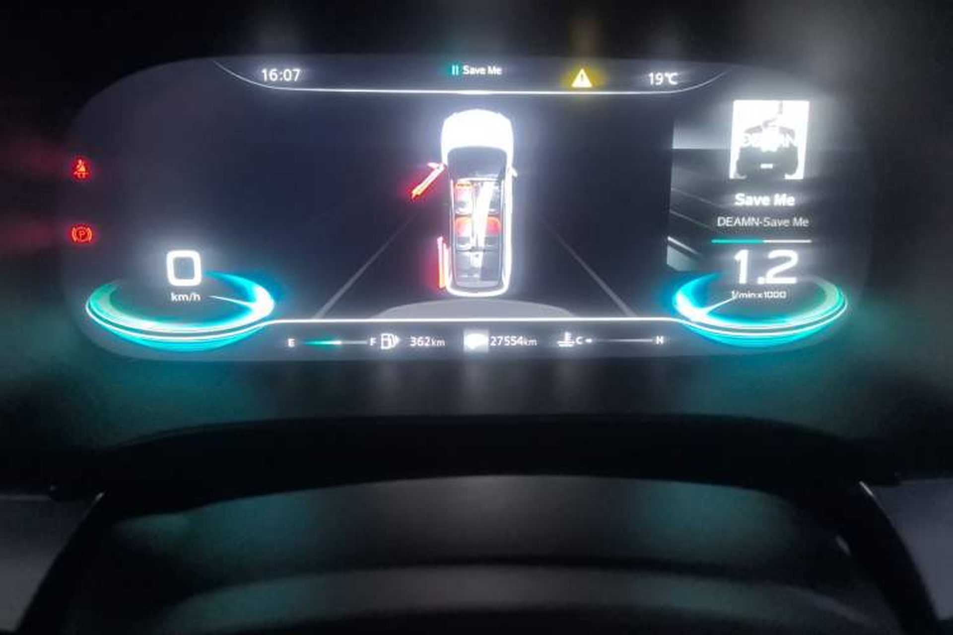 Used Roewe iMAX8 2021 400TGI Supreme Series Prestige Edition Odometer Close Up